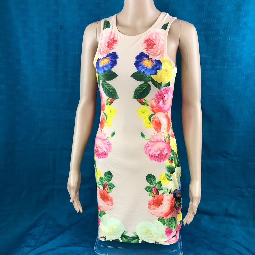 Woman’s floral dress